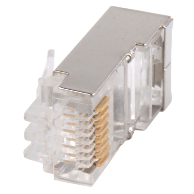 Разъём RJ-45 FTP для кабеля кат. 5Е GENERICA CS3-1C5EF-G фото 1