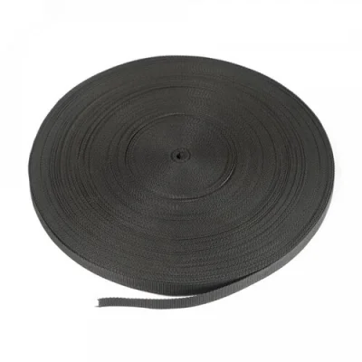 Лента монтажная текстильная 20 мм черная (100м/уп) Промрукав PR08.10534 фото 1