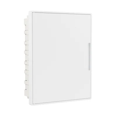 Щиток 24 мод встраиваемый FRAME, белый, с белой дверцей, с 4 шинами PEN(2шт на 8 отв. и 2шт на 6 отв фото 1